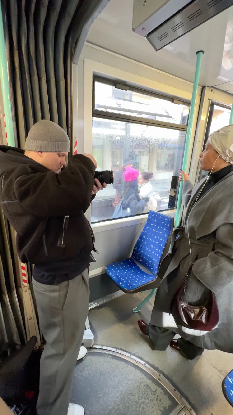 Tournage en situation réelle dans les transports